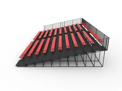 Bleachers 3 3D model