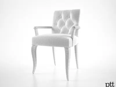 PTT Design Ascot Elbow Chair 3D model