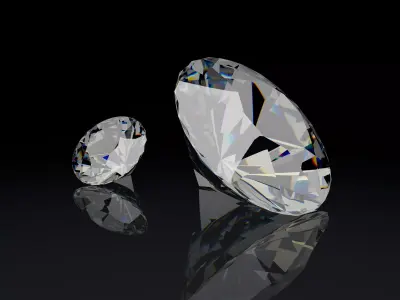 Realistic Diamond Free 3D model