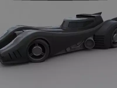 Bat mobile 3D model