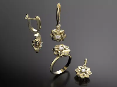 New life set for women 3D print model