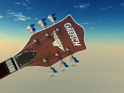 Gretsch 6120 W 3D model