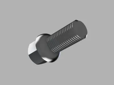 Wheel Bolt 3D model