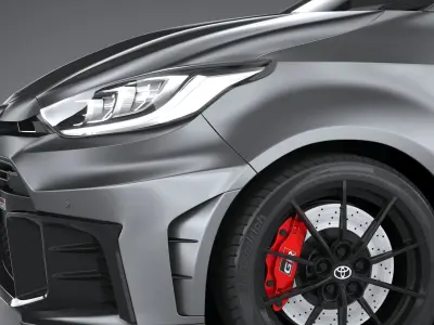 Toyota GR Yaris 2024 3D model