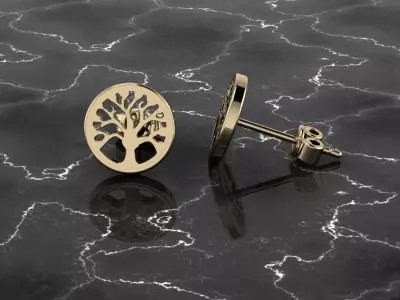 Jewelry Earring Tree Shape 3D print model