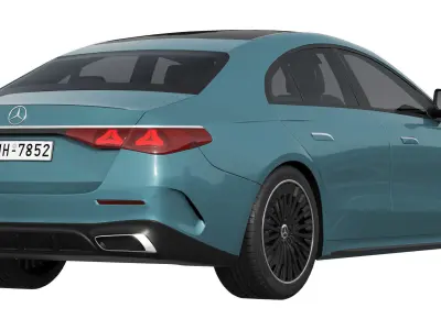 Mercedes-Benz E-Class AMG-line 2023 3D model