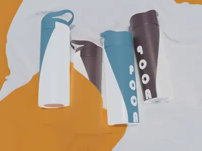 POCA-POCA DRINK BOTTLE Free 3D model