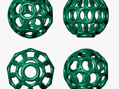 spherical beads 3D print model get