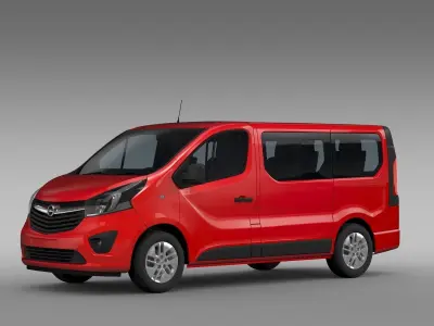 Opel Vivaro 2017 3D model