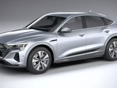 Audi Q8 E-Tron Sportback 2024 3D model