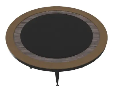 District Eight Poker Table 3D model