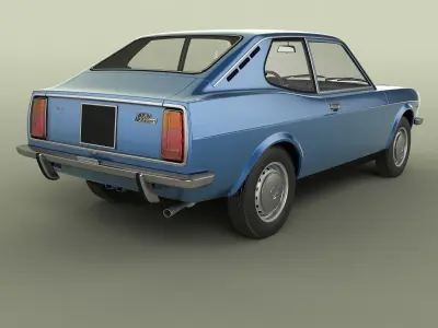 Fiat 128 Sport Coupe S 3D model