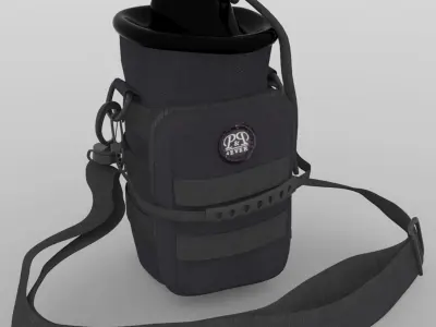 3D Water Bottle Carrier Low-poly 3D model
