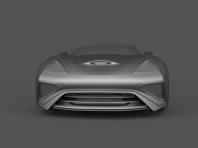 Icona vulcano Titanium  3D Model Ready to Print STL File 3D print model