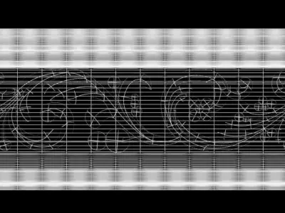 3d model stl wall baguette plinth decor for CNC router 3D print model