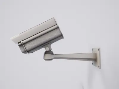 Surveillance Camera Free low-poly 3D model