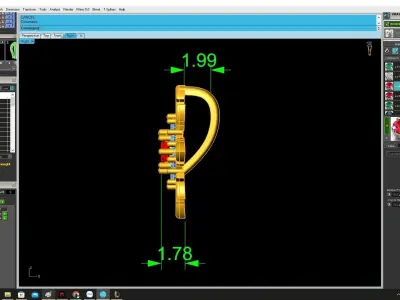 Luxury Snowflake Diamond Pendant  4217 3D print model