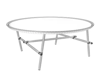 Yuragi Low Tables 3D model