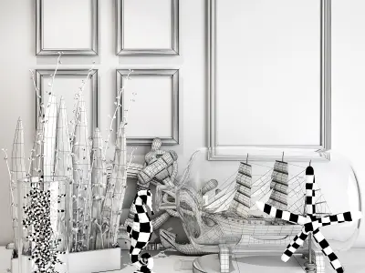 Decor set 39 3D model