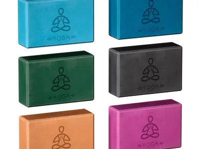 Color Blocks for Yoga 3D model