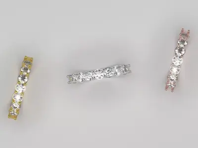 wedding bridal stl 3d ring model jr00030 3D print model