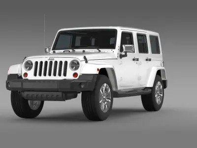 Jeep Wrangler Unlimited Indian Summer 2014 3D model