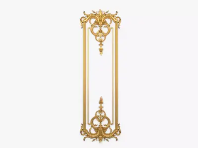 Classic decor ornament 118  3D model