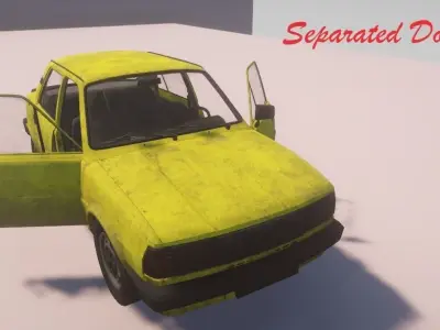 Sedan Car 3D model