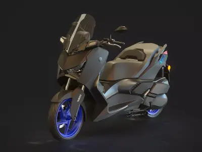 Base model Yamaha X Max 300 2024 3D model