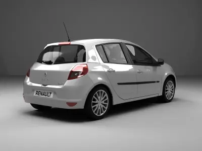 Renault Clio 3   3D model