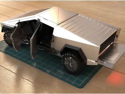 CyberTruck RC 3D print model