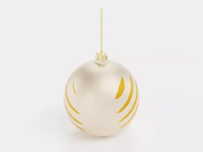 Christmas Ball Ornament V3 Low-poly 3D model