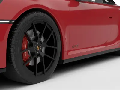 Porsche 911 Carrera 4GTS 2025 3d model 3D model