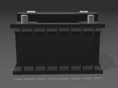 Battery for scale autos and dioramas  3D print model