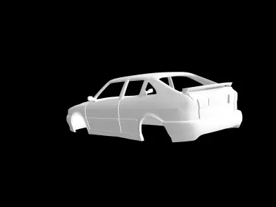 SAAB 9-3 viggen 3D print model