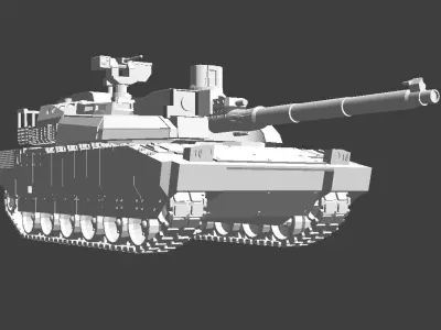 Leclerc mbt UAE version 3D print model