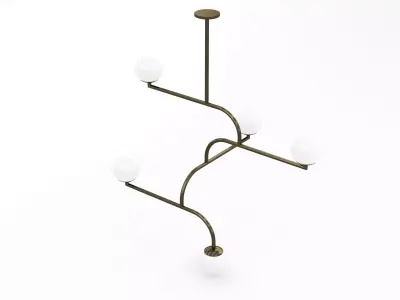 Decorative Ceiling Light Fixture 002 3D model