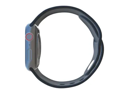 Apple Watch SE - Midnight Sport Band 3ds Max 3D model