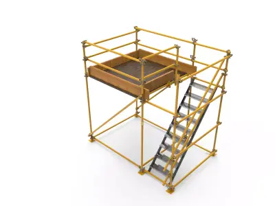 Scaffolding 3D model