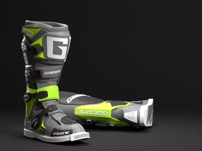 Gaerne Motocross Boots 3D print model