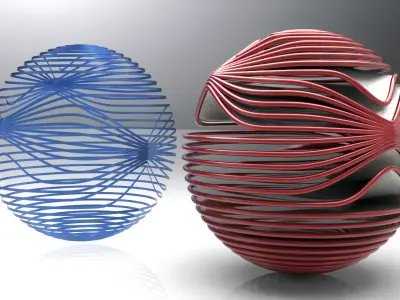 Pufferfish Parametric Facade Design Grasshopper Rhino Files 3D model