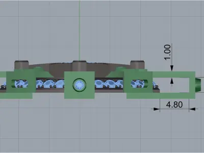 STYLISH MENS WIND ROSE PENDANT 3D print model