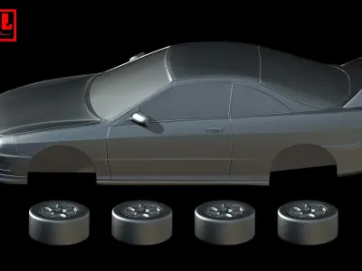 Acura Integra Type R 1997-2001 3D print model