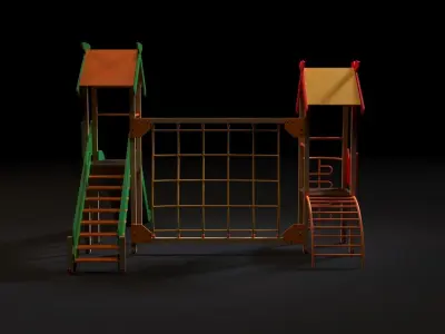 Childrens game complex small 3D model