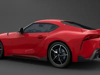 Supra2020 toyota supra sports car 3D model