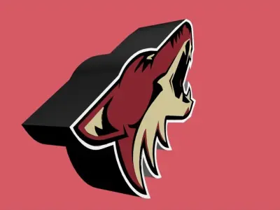 Arizona Coyotes Team Logo 3D model