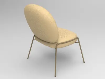 Klaus Chair Low-poly 3D model