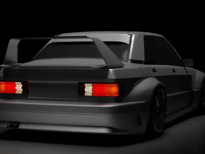 Mercedes-Benz 190E Evolution2 3D model