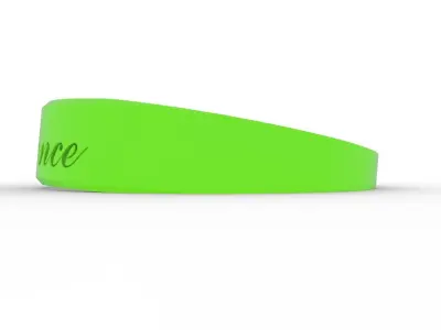 Patience Ring Female Green 3D print model