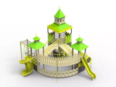 Khortytsa Childrens Complex Free 3D model